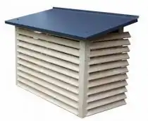 Scanoffice ulkoyksikön suojakotelo, harmaa kate