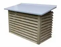 Scanoffice ulkoyksikön suojakotelo, valkoinen kate